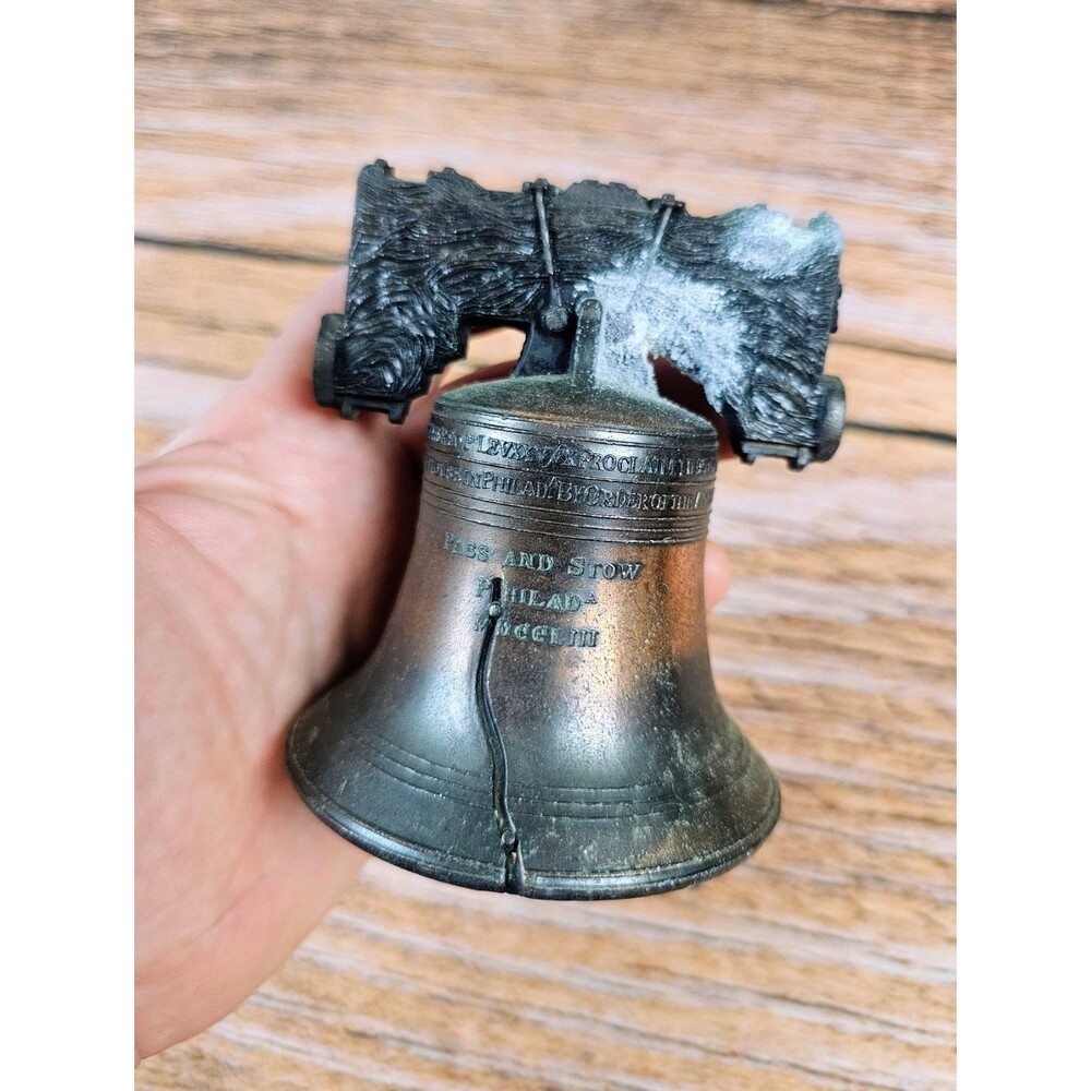 Vintage Liberty Bell Souvenir Metal Composite